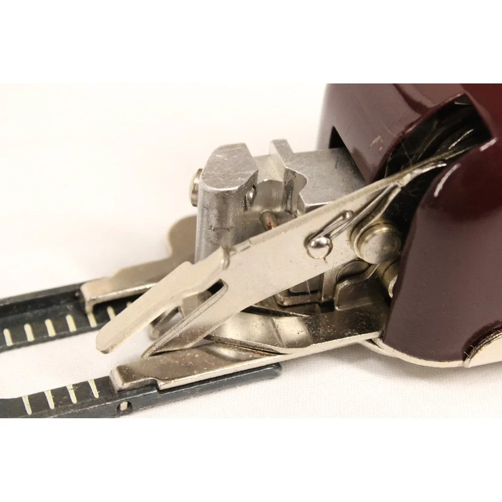 Kenmore Buttonhole Attachment Vintage Greist W 65432 Maroon Box Complete